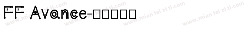 FF Avance字体转换